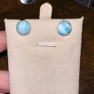larimar earrings